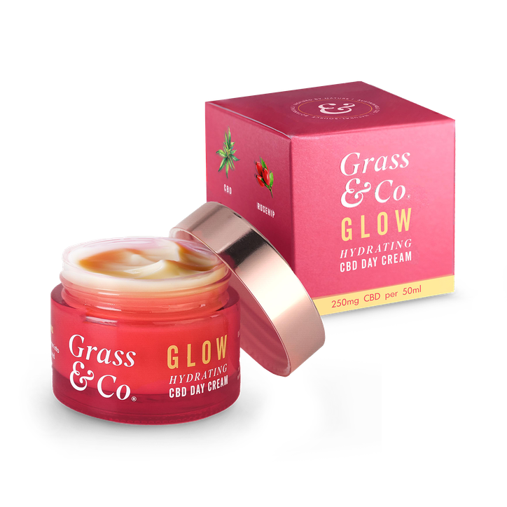 Grass & Co. GLOW Hydrating 250mg CBD Day Cream 50ml image 1