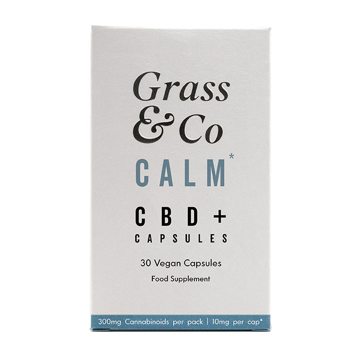 Grass & Co. CALM CBD+ 30 Vegan Capsules