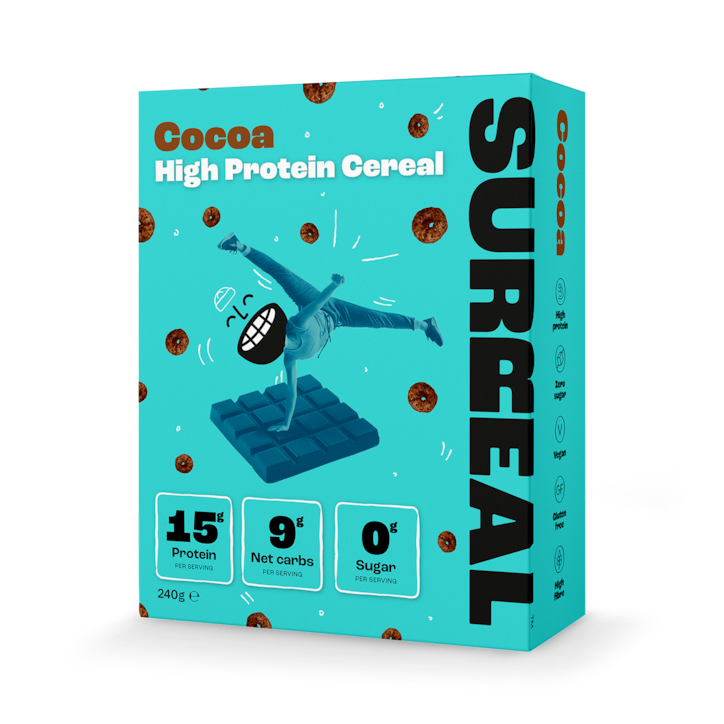 Surreal High Protein Cereal Cocoa 240g image 1