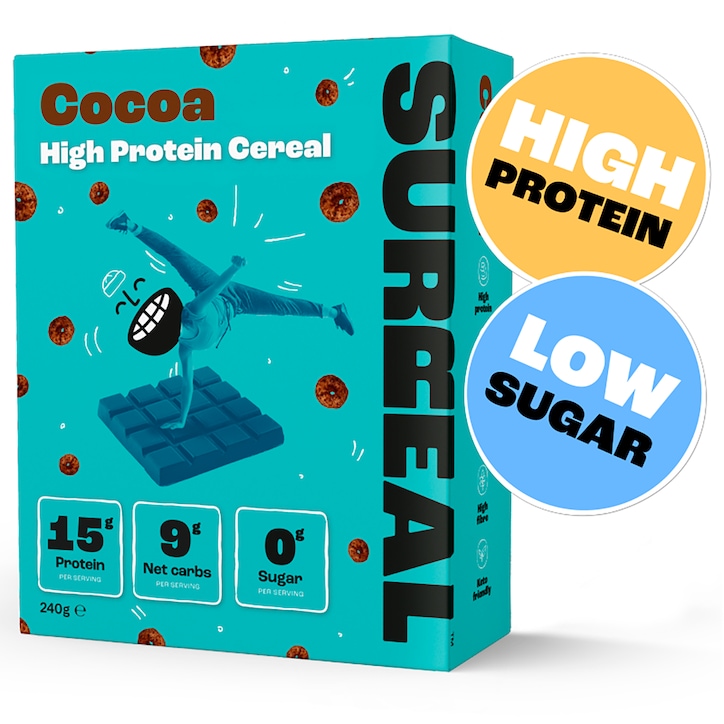 Surreal High Protein Cereal Cocoa 240g image 3
