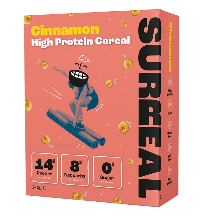 Surreal High Protein Cereal Cinnamon  240g-1
