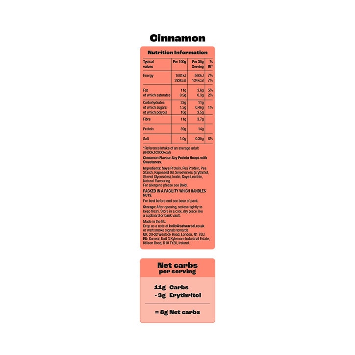 Surreal High Protein Cereal Cinnamon  240g-3