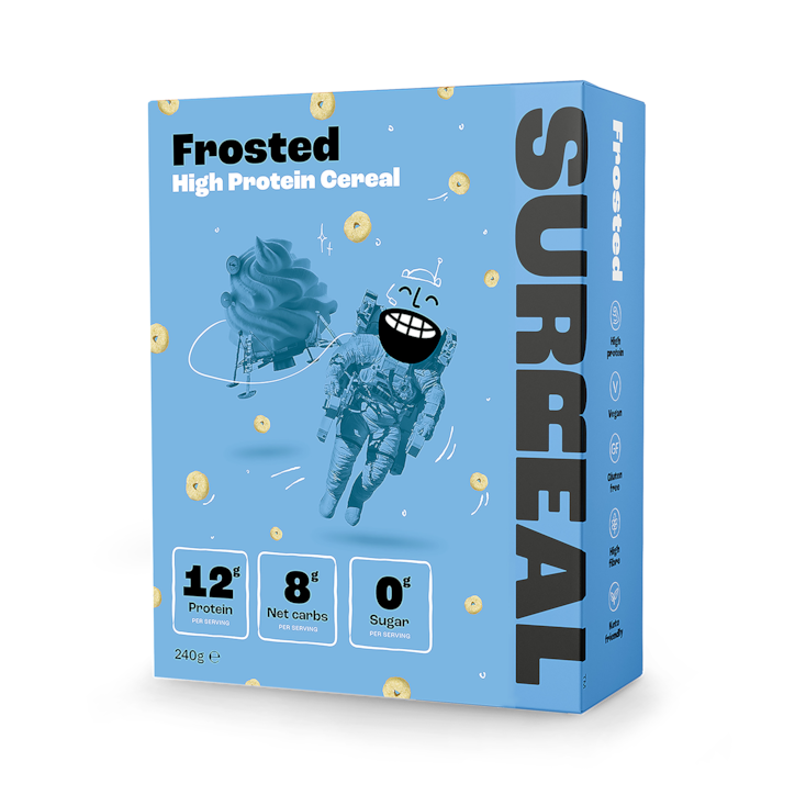 Surreal High Protein Cereal Frosted 240g image 1