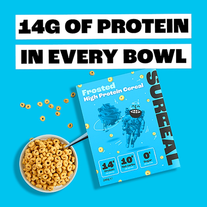 Surreal High Protein Cereal Frosted 240g image 2