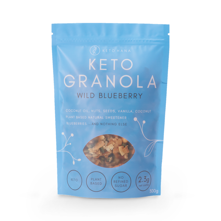 Keto Hana Wild Blueberry Keto Granola 300g image 1