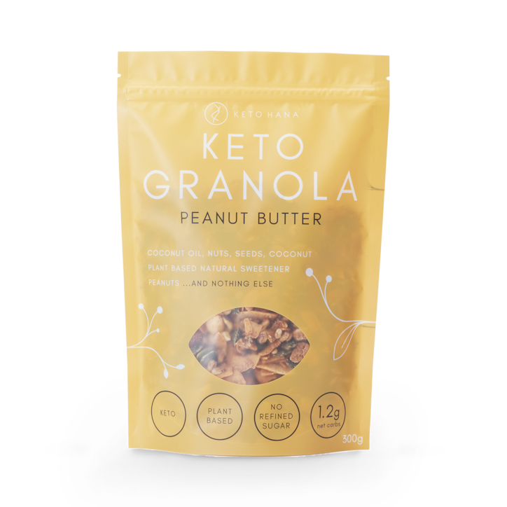 Keto Hana Peanut Butter Keto Granola 300g image 1