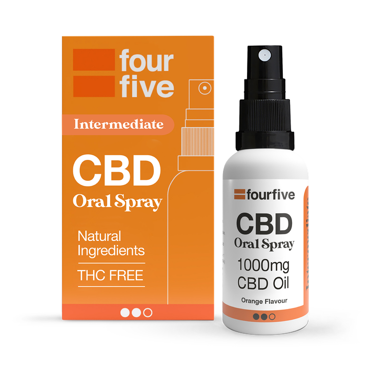 fourfive CBD Oil 1000mg Orange Flavour 30ml image 1