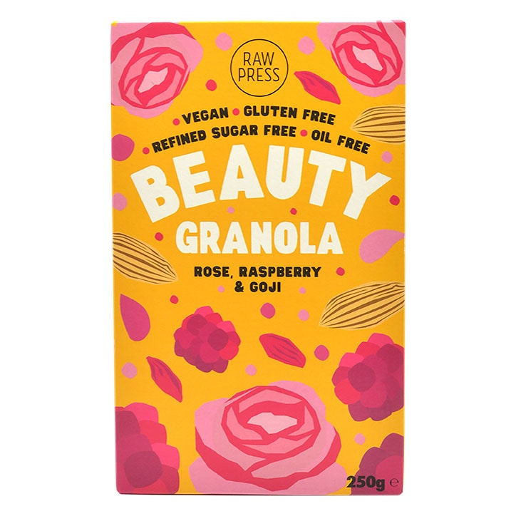 Raw Press Beauty Granola Rose, Raspberry & Goji 250g image 1