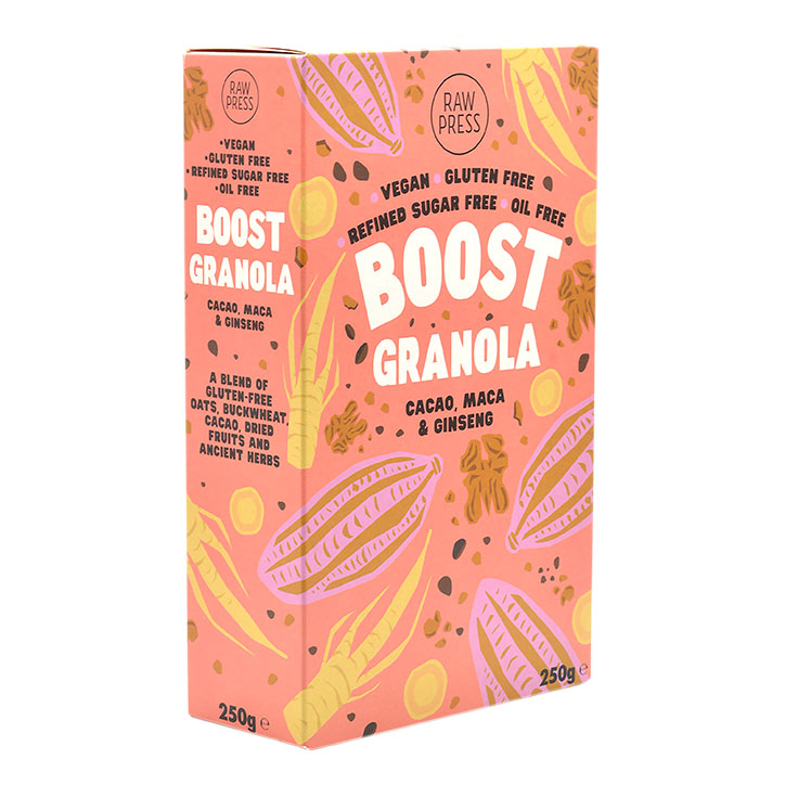 Raw Press Boost Granola Cacao, Maca & Ginseng 250g image 2