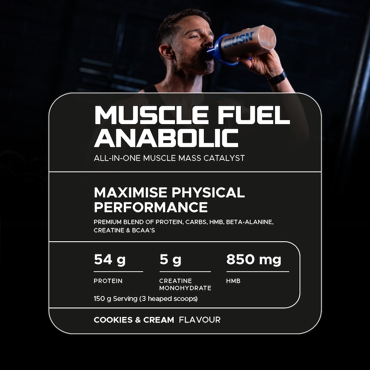USN Muscle Fuel Anabolic Cookies & Cream 2kg image 4