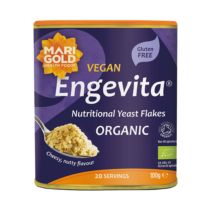 Marigold Organic Engevita Yeast Flakes 100g image 1