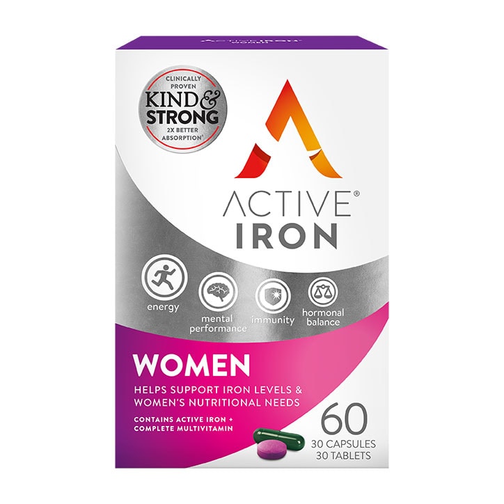 Active Iron for Women 60 Capsules-1