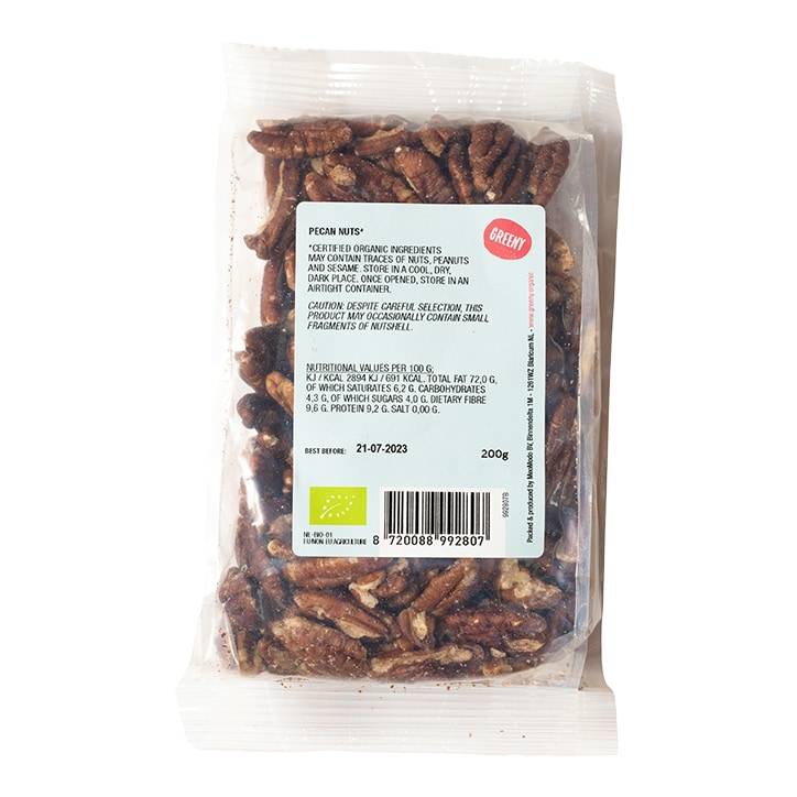 Greeny Organic Pecan Nuts 200g-2