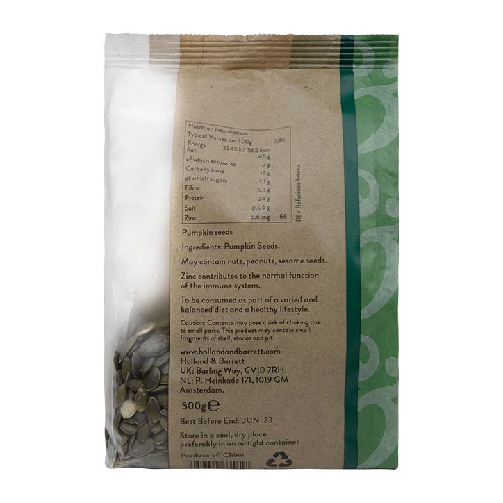 Holland & Barrett Pumpkin Seeds 500g image 2