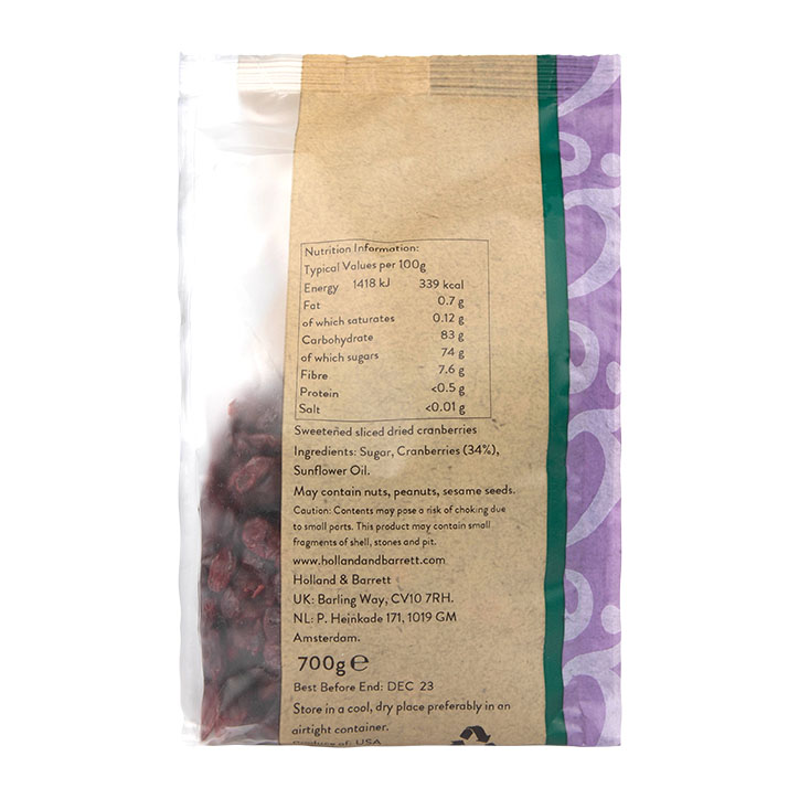 Holland & Barrett Dried Cranberries 700g image 2