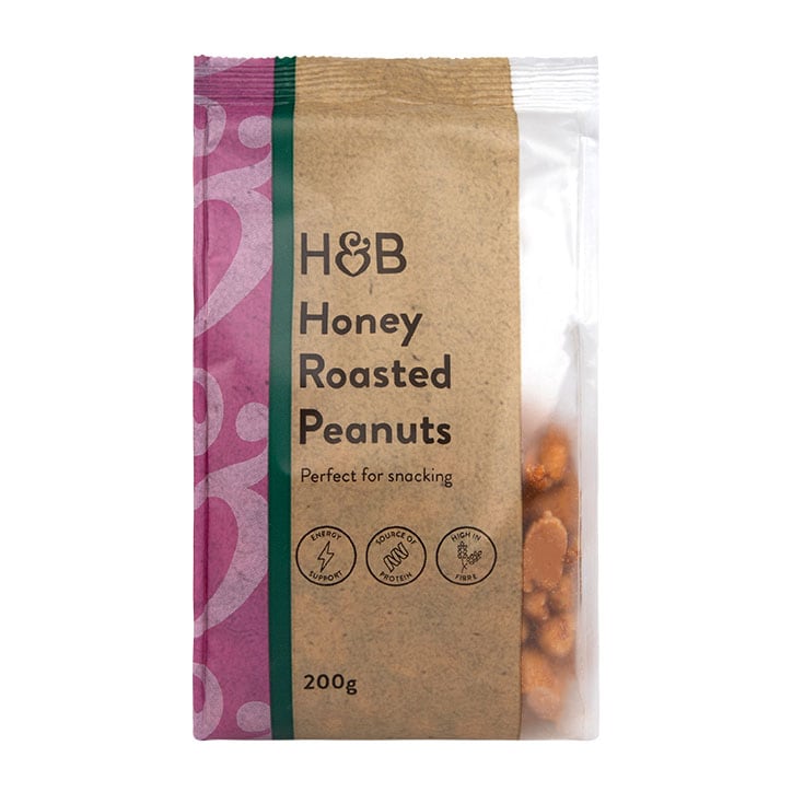 Holland & Barrett Honey Roasted Peanuts 200g image 1