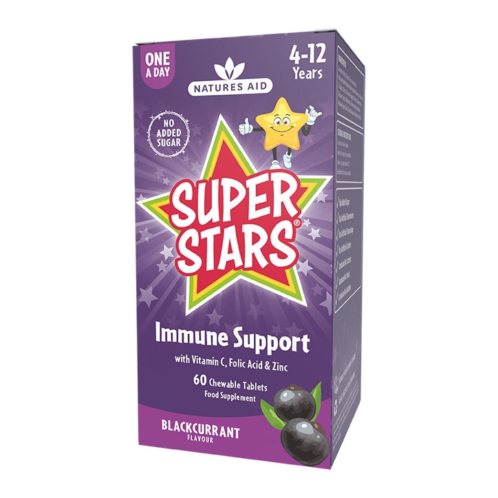 Natures Aid Super Stars Immune Support 60 Tablets