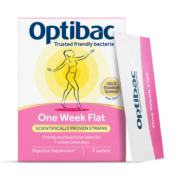 Optibac One Week Flat Probiotics 7 Sachets - 7 Sachets
