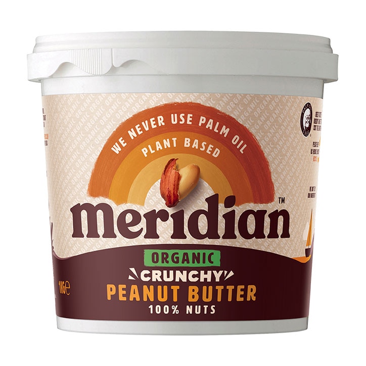 Meridian Organic Crunchy Peanut Butter 1kg Boxed-1