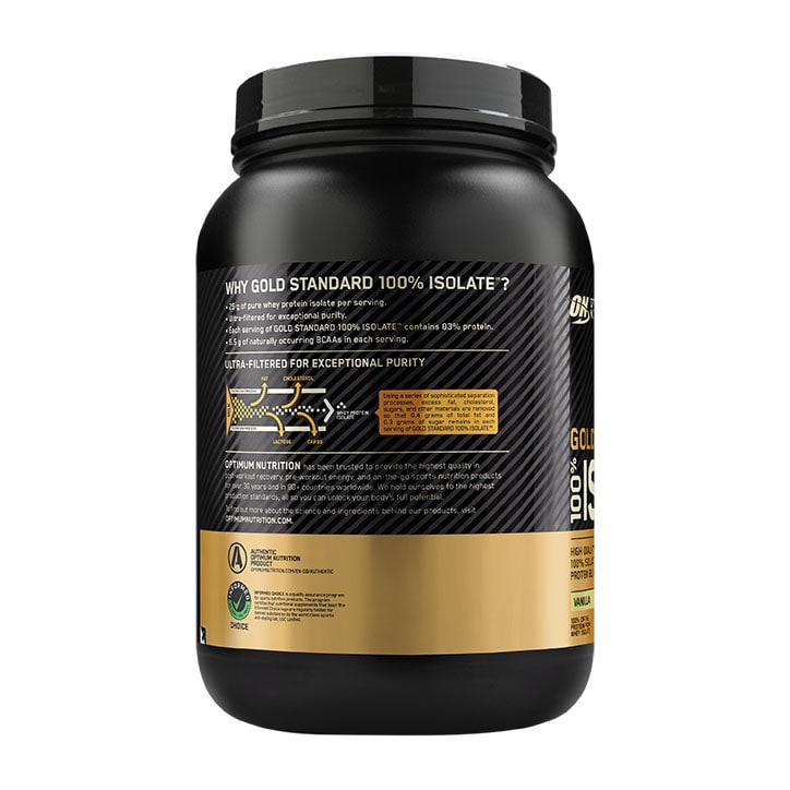 Optimum Nutrition Gold Standard 100% Isolate Protein Vanilla 930g-2