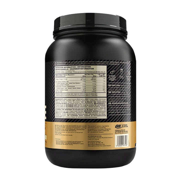 Optimum Nutrition Gold Standard 100% Isolate Protein Vanilla 930g-3
