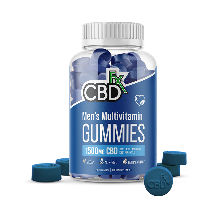 CBDFX Men's Multivitamin CBD Gummies 1500mg 60 Gummies image 1