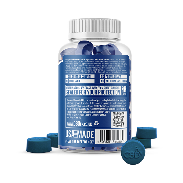 CBDFX Men's Multivitamin CBD Gummies 1500mg 60 Gummies image 2