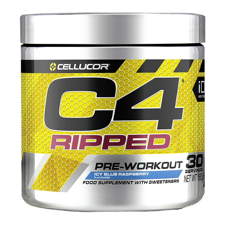 Cellucor C4 Ripped Pre-Workout Icy Blue Raspberry 165g-1
