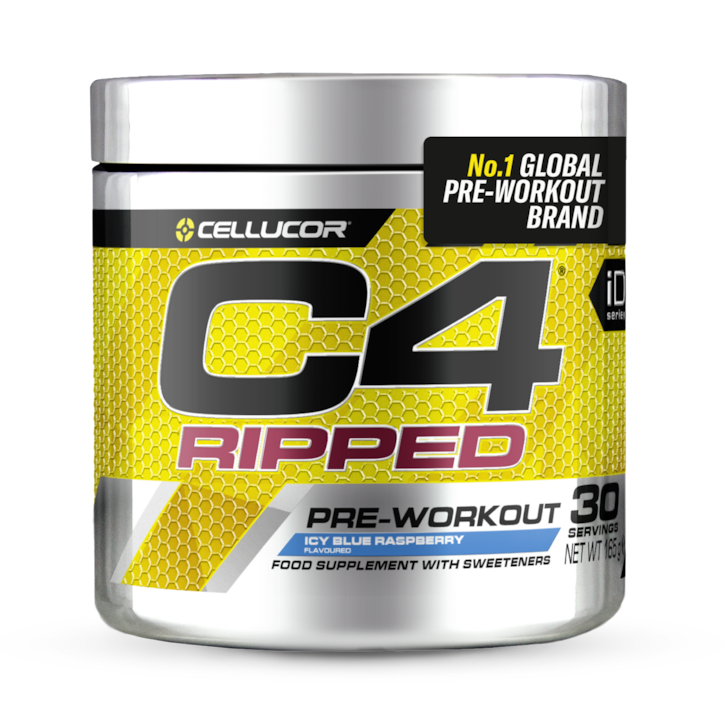 Cellucor C4 Ripped Pre-Workout Icy Blue Raspberry 165g image 1