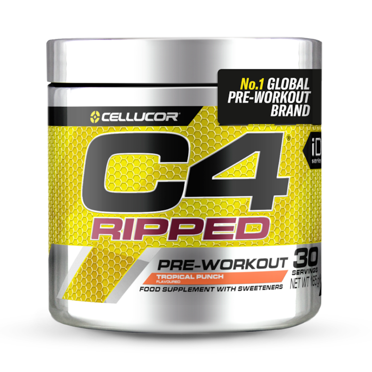 Cellucor C4 Ripped Pre-Workout Tropical Punch 165g image 1