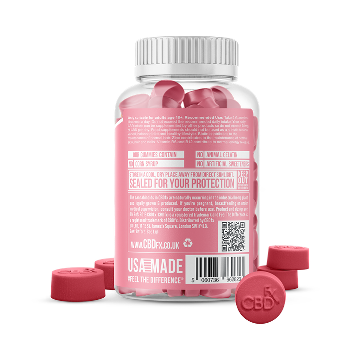 CBDFX Women's Multivitamin CBD Gummies 1500mg 60 Gummies image 2