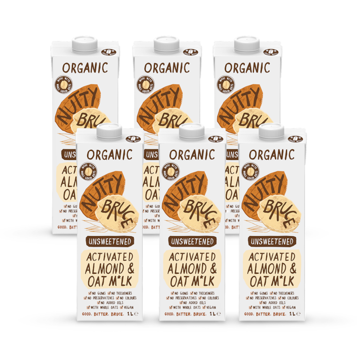 Bruce Organic Almond & Oat M*lk (Unsweetened) 6x 1L image 1