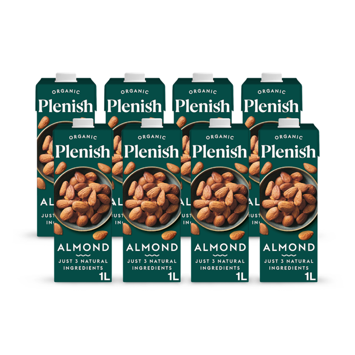 Plenish Organic Almond M*lk 8x 1L image 1