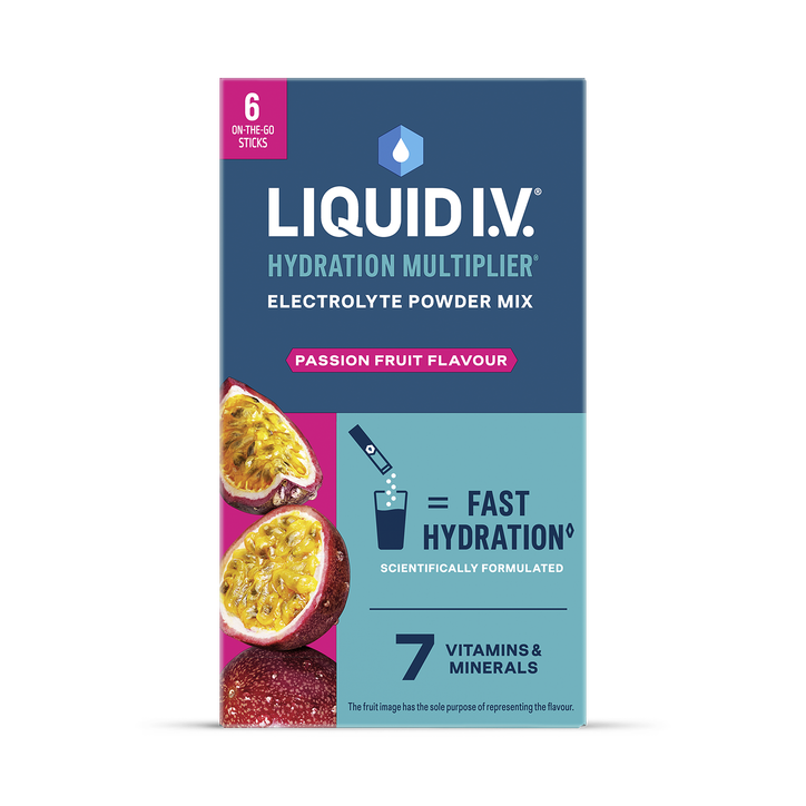 Liquid I.V. Hydration Electrolyte Powder Mix Passion Fruit 6 Sachets - 6 Sachets
