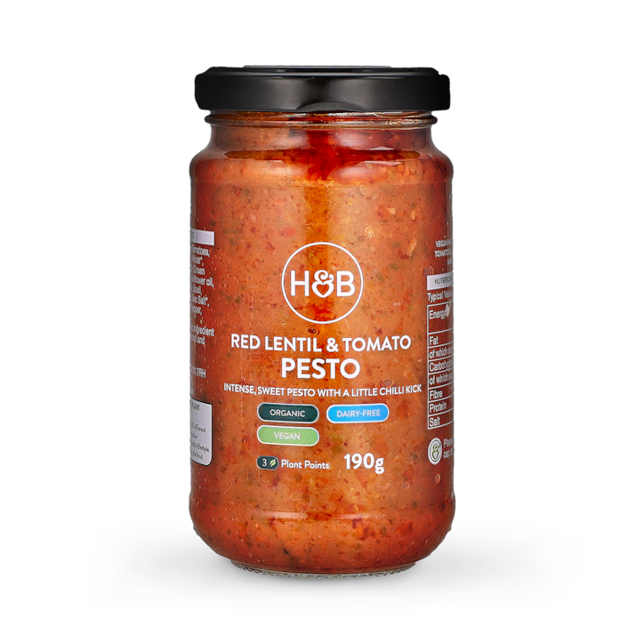 Holland & Barrett Red Lentil & Tomato Pesto 190g image 1