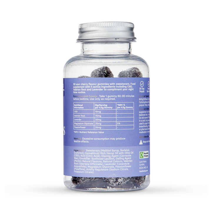 Love Hemp Sweet Dreams 300mg CBD Cold Press 30 Gummies image 2