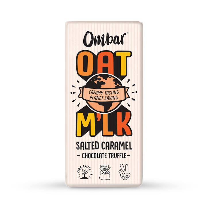 Ombar Oat M'lk Salted Caramel Truffle Chocolate 70g image 1