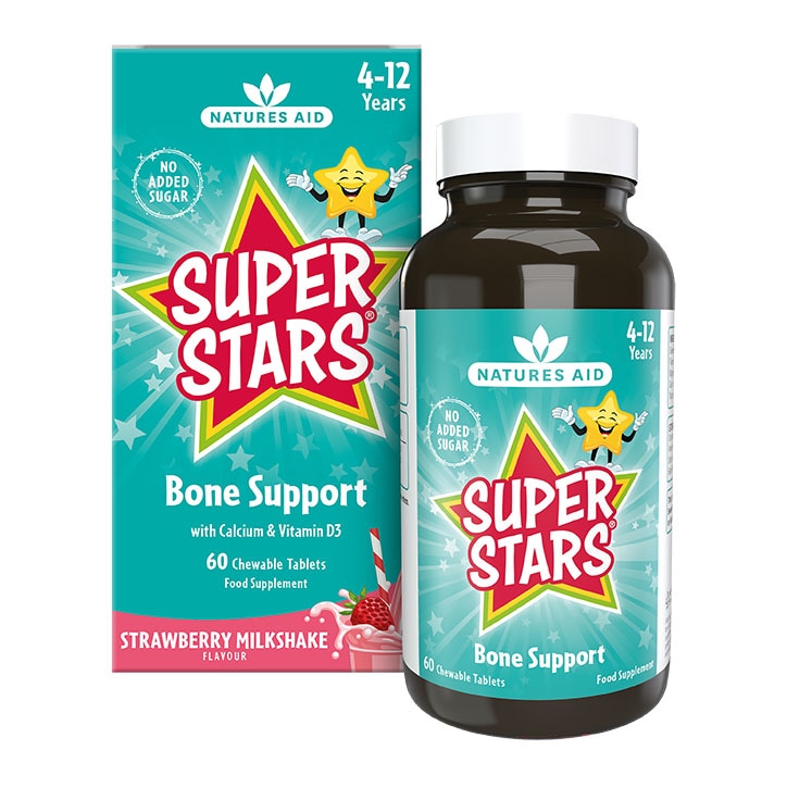 Natures Aid Super Stars Bone Support 60 Tablets-1