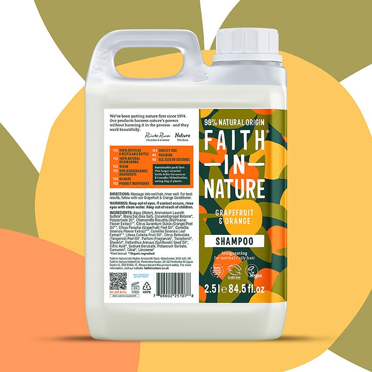 Faith in Nature Grapefruit & Orange Shampoo 2.5L-2