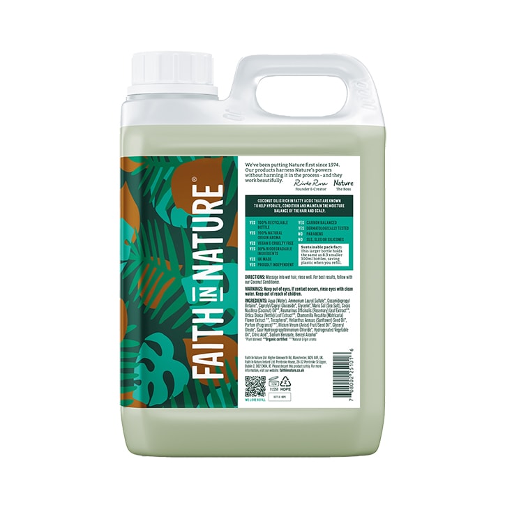 Faith in Nature Coconut Shampoo 2.5L image 2