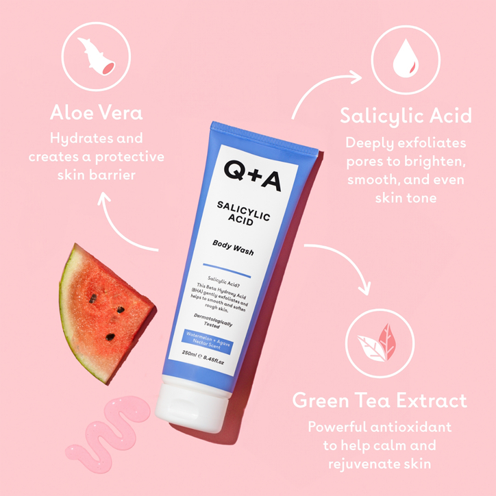 Q+A Salicylic Acid Body Wash 250ml image 3