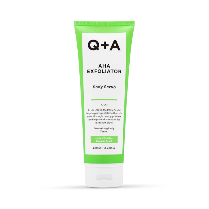 Q+A AHA Exfoliator Body Scrub 250ml