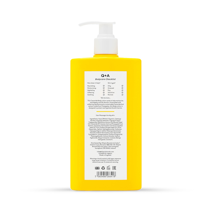 Q+A Ceramide Body Lotion 250ml image 2