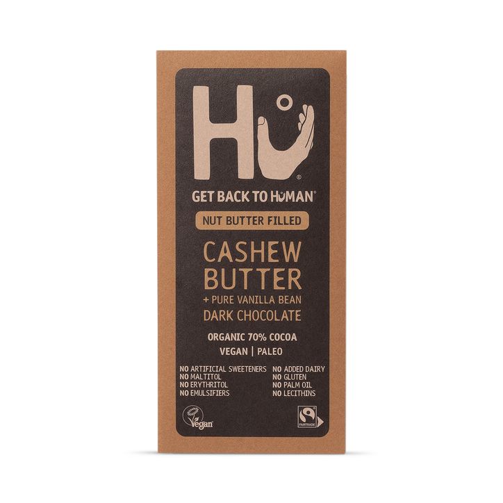 Hu Cashew Butter + Pure Vanilla Bean Dark Chocolate Bar 60g