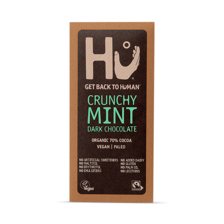 Hu Crunchy Mint Dark Chocolate Bar 60g