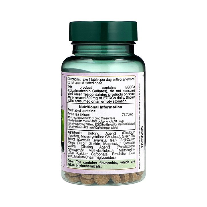 Nature's Garden Green Tea 315mg 200 Tablets image 2