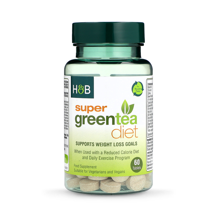 Holland & Barrett Super Green Tea Diet 60 Tablets image 1