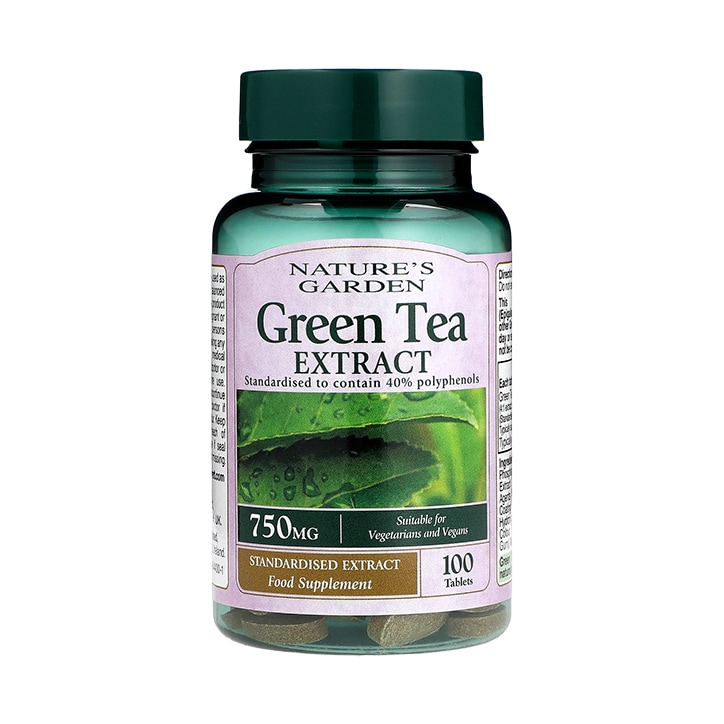 Nature's Garden Green Tea Extract 750mg 100 Tablets-1