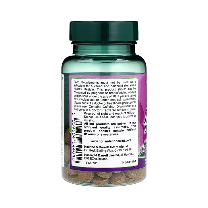 Holland & Barrett Acai with Green Tea 1500mg 120 Tablets image 3