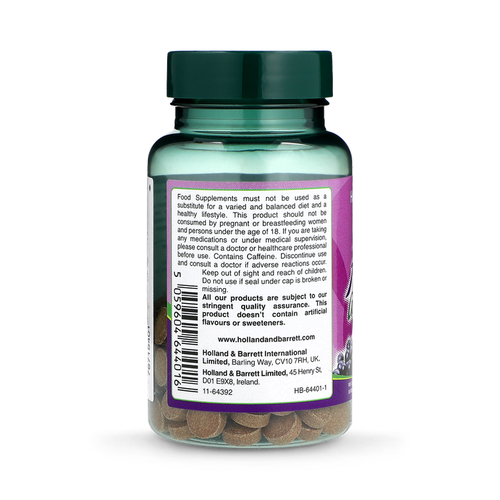 Holland & Barrett Acai with Green Tea 1500mg 120 Tablets image 3